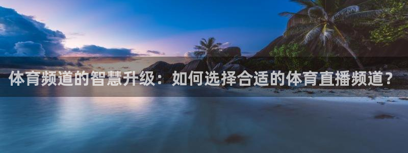 833直播体育nba：体育频道的智慧升级：如何选择合适的体育直播频道？